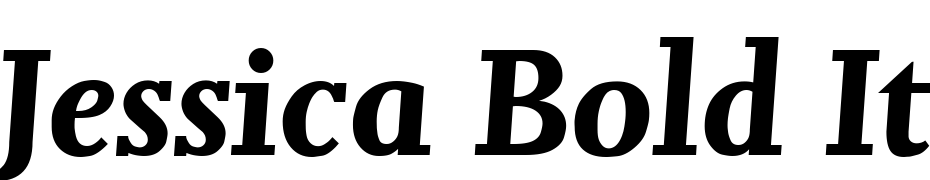 Jessica Bold Italic Yazı tipi ücretsiz indir